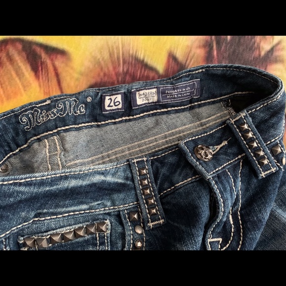 Miss Me Bootcut Denim Jeans Size 26 - Picture 9 of 11